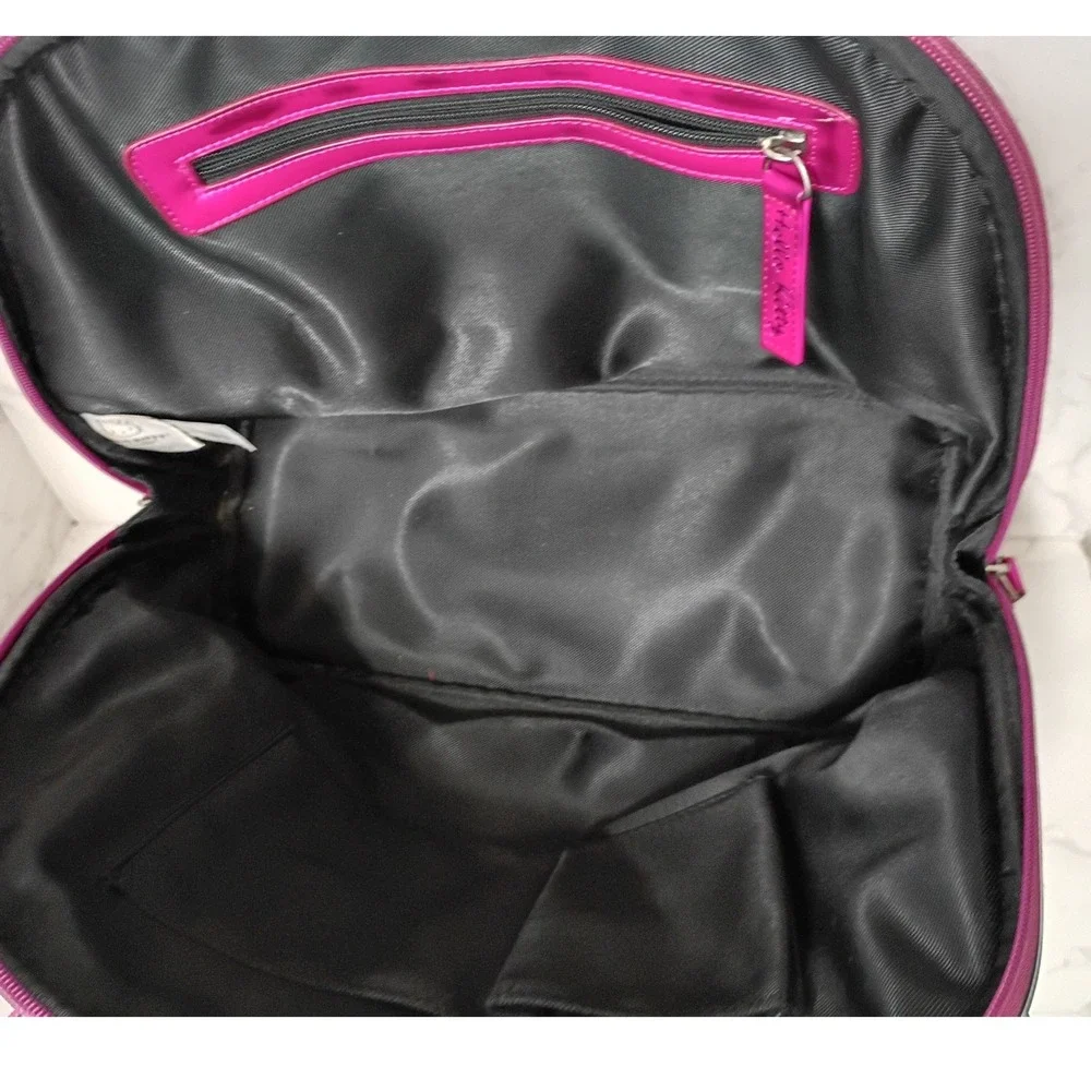 LOUNGEFLY Hello Kitty Pink Ombre Embossed Patent Leather Dome Satchel Bag - NWOT
